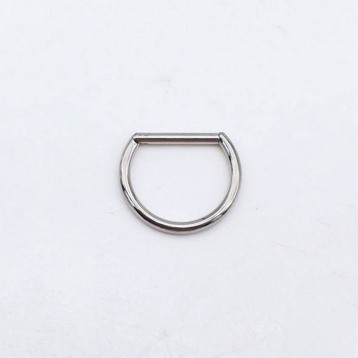 Rhinestone Septum Nose Ring for Piercing