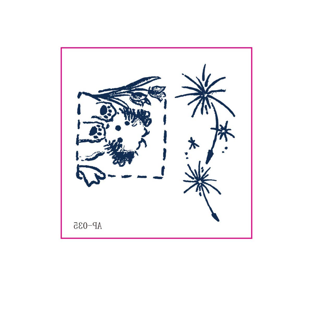 Premium Herbal Juice Tattoo Stickers Waterproof_CWMM8354