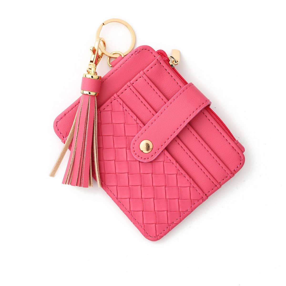 DIY Zipper Wallet with Keychain, Multi-Card Holder_CWAB4992