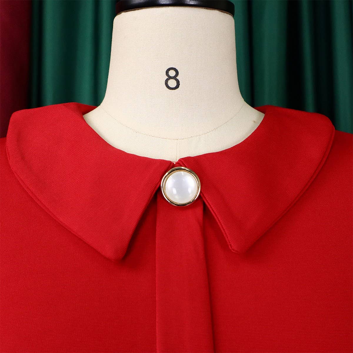 MESH AND PLEATED COMMUTER PLUS SIZE DRESS