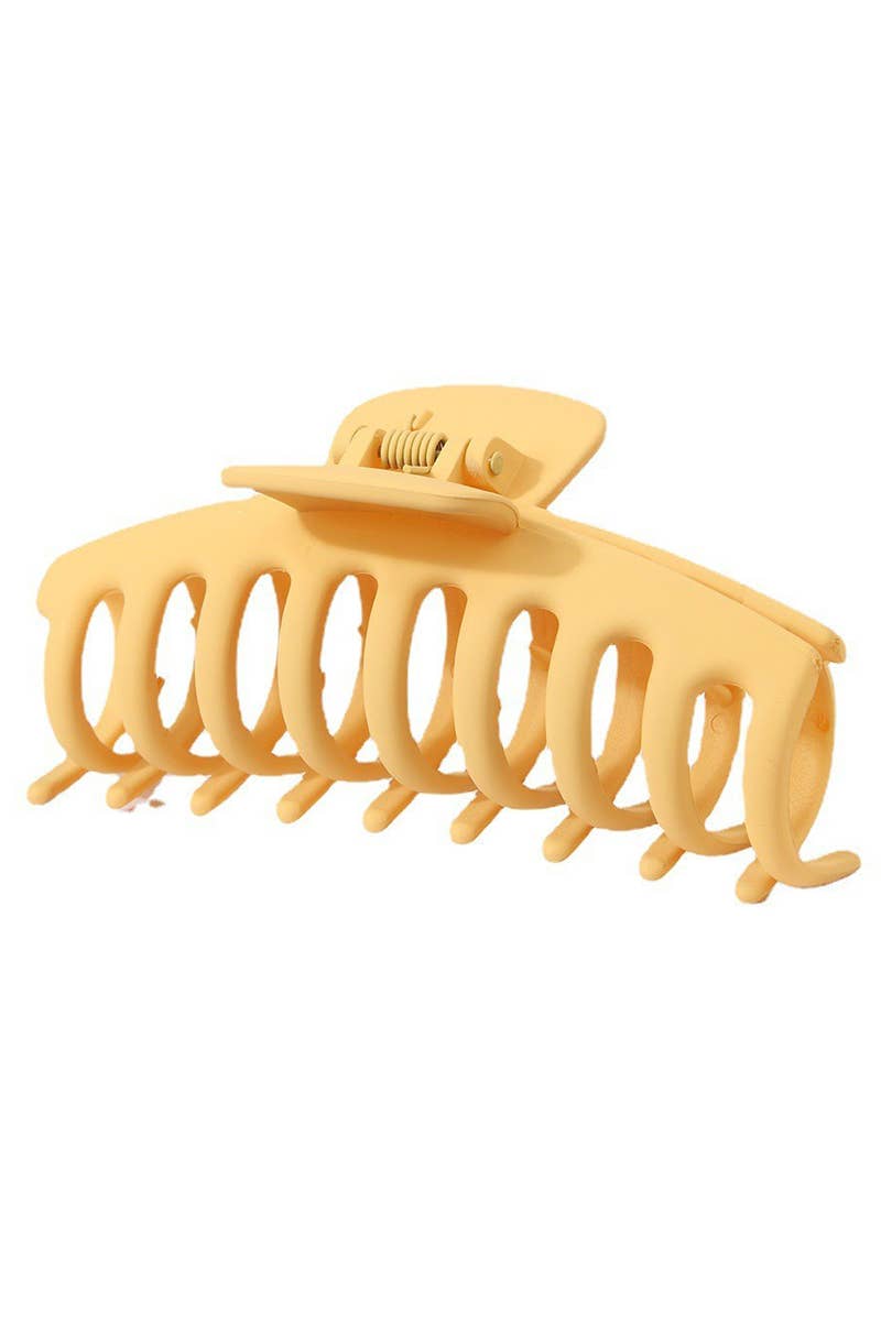 4.3" Matte PS Plastic Hair Claw Clip, Strong Hold_CWAHA0090