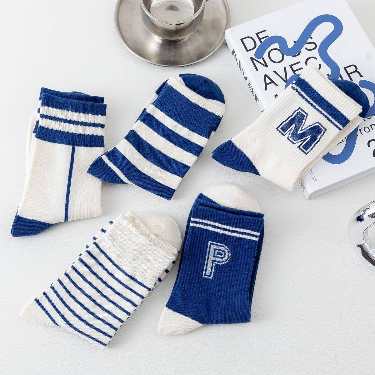 NEW AUTUMN AND WINTER COTTON MIDDLE TUBE SOCKS