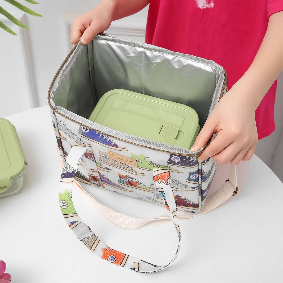PORTABLE WATERPROOF MEAL BAG OUTDOOR PICNIC BAG_CWAB1729