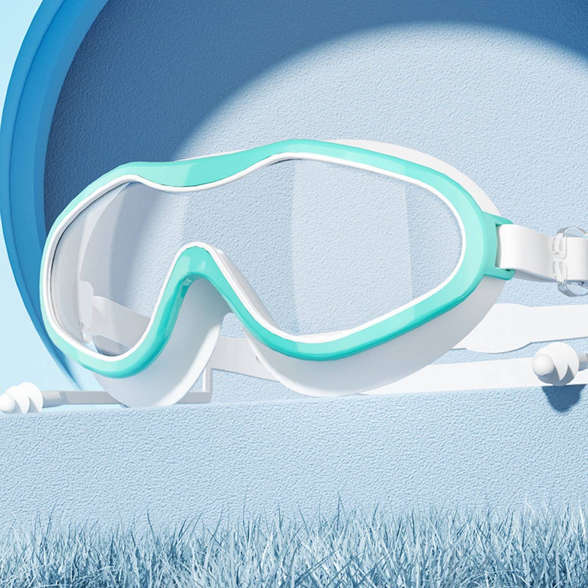 Adult HD Anti-Fog Swim Goggles ??Large Frame_CWMM6628