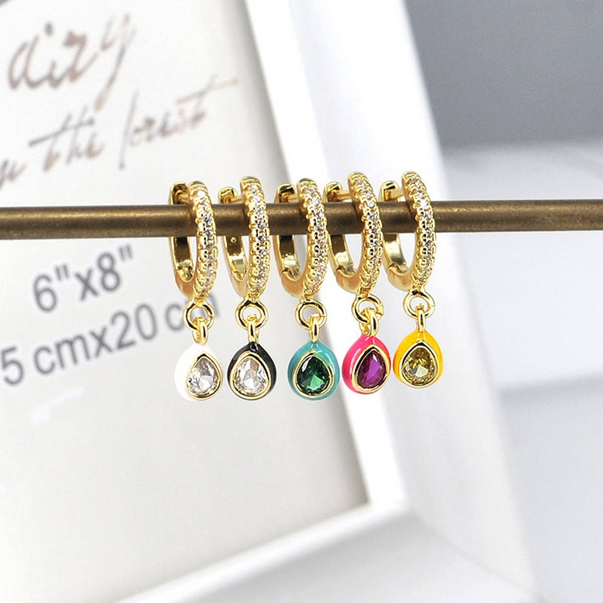 WATER DROP RETRO SIMPLE TEMPERAMENT EARRINGS