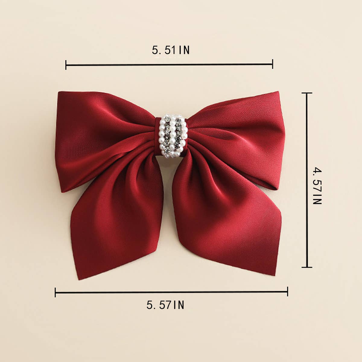 2024 NEW BOW PEARL HAIRPIN_CWASC1062