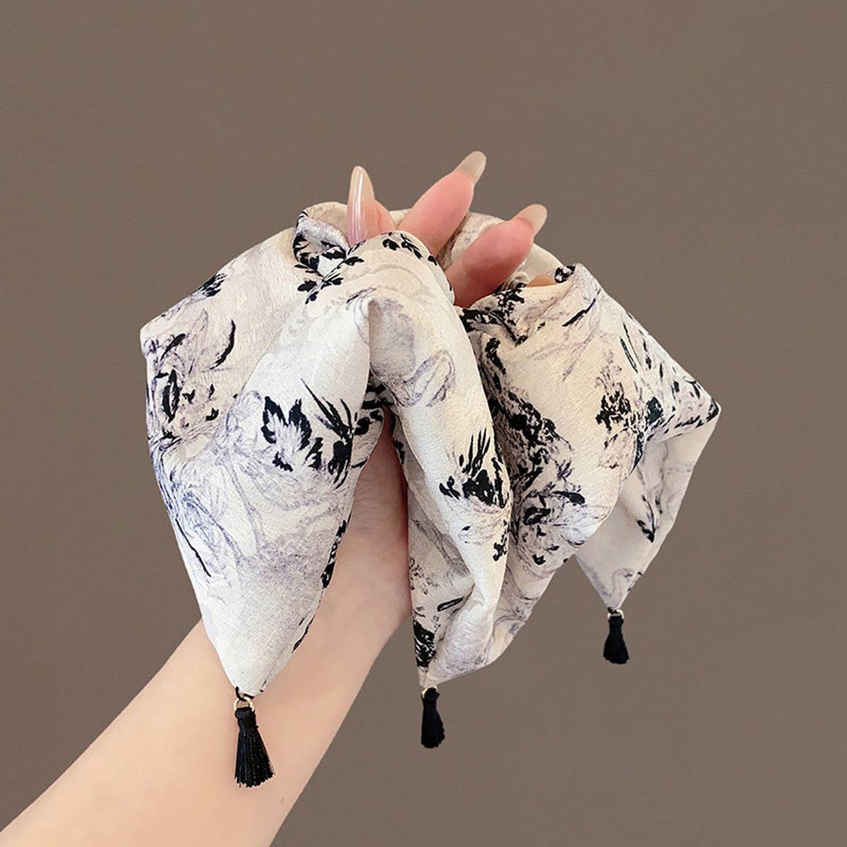 TEMPERAMENT INK PRINT HAIR ROPE HEADBAND HEADDRESS