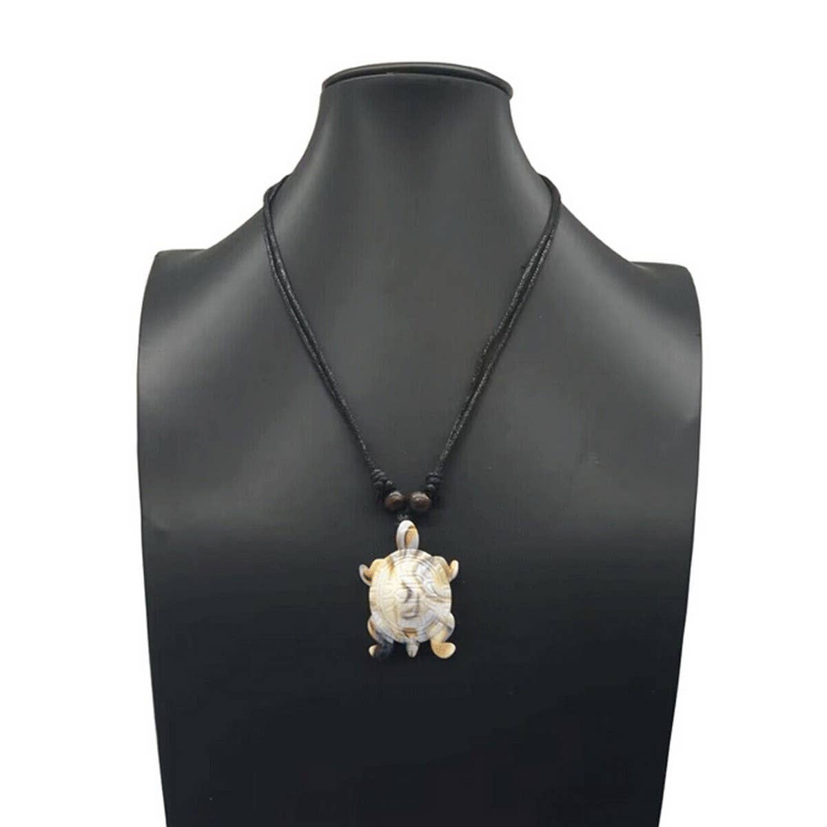 ANTIQUE TURTLE NECKLACE PENDANT NECKLACE_CWMM4914