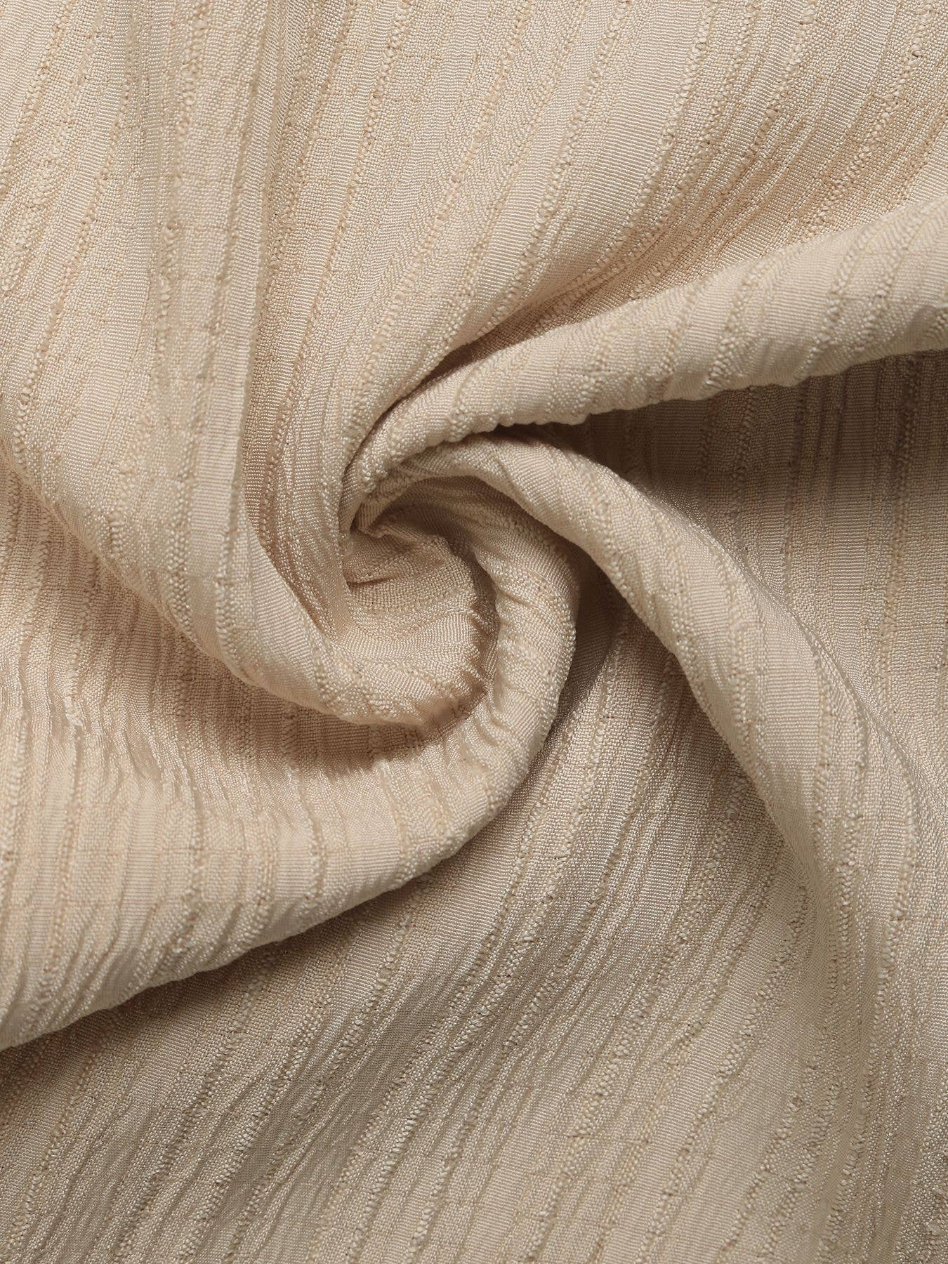 High-waisted solid color nine-inch pants