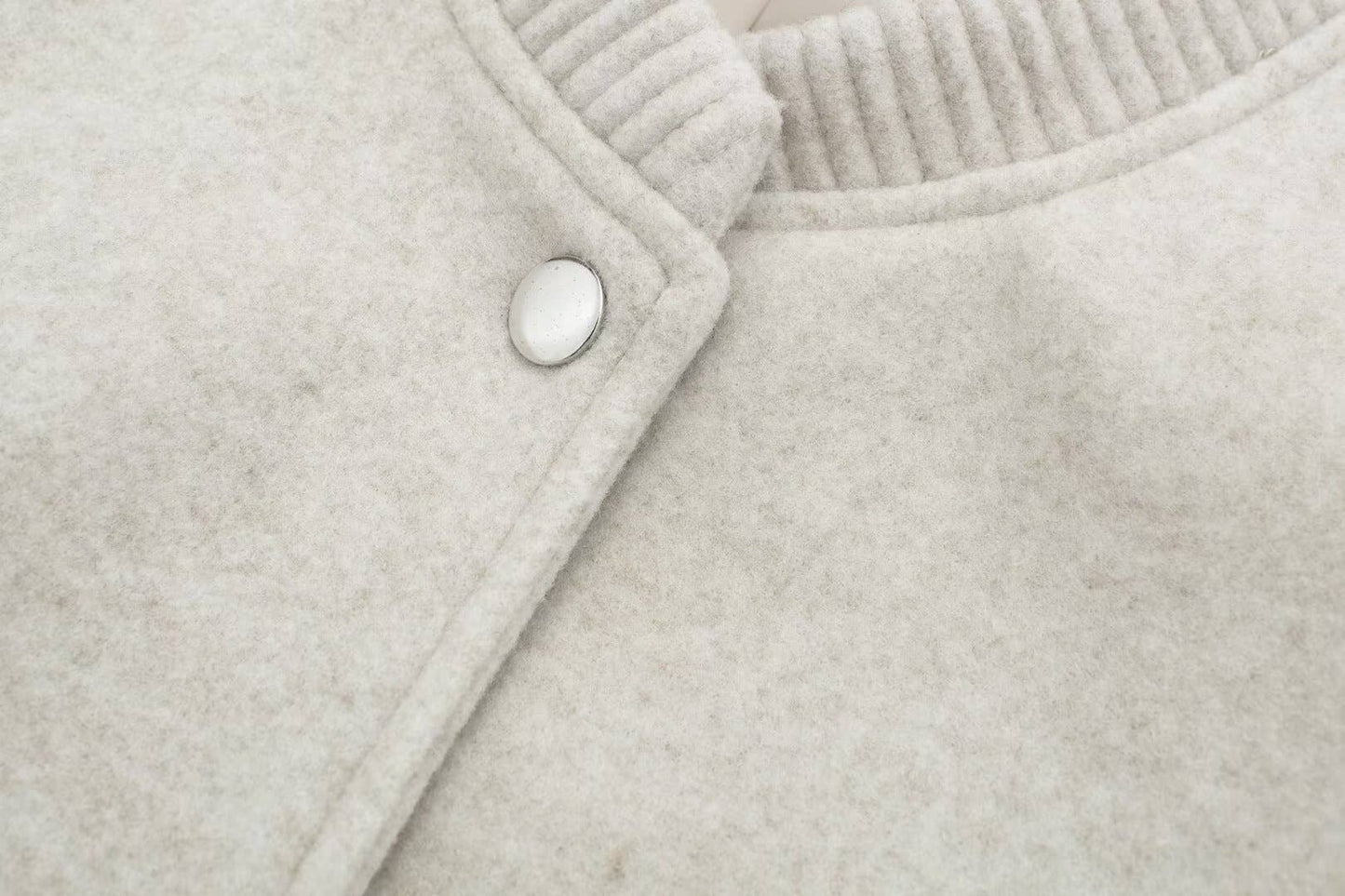 SOLID COLOR SINGLE-BREASTED CARDIGAN COAT