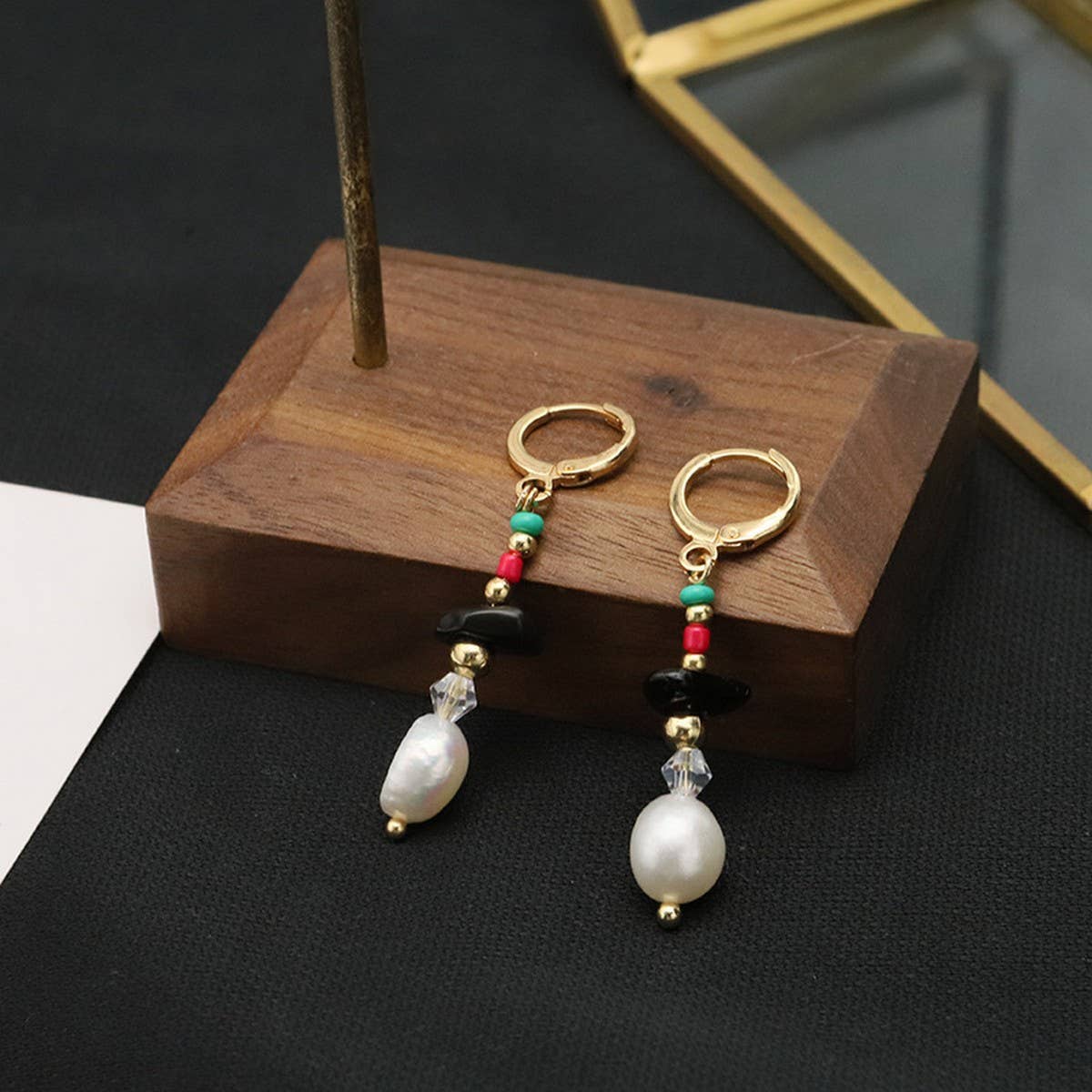 HIGH-GRADE RETRO NATURAL PEARL EARRINGS FOR WOMEN