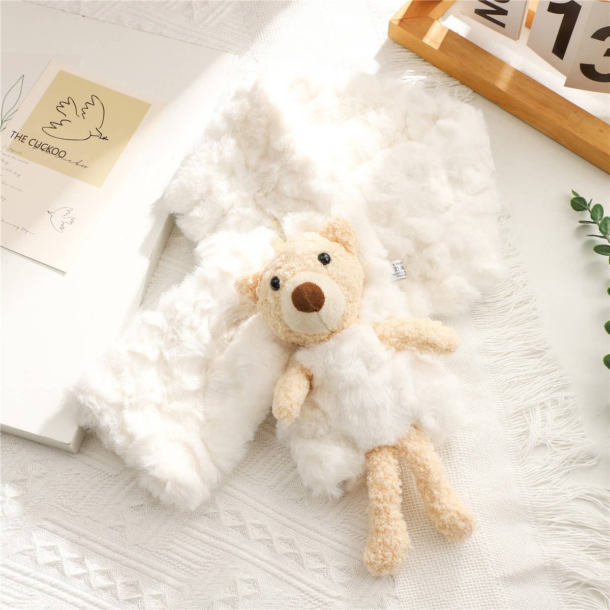 2024 CUTE CARTOON BEAR WARM SCARF_CWASC1255