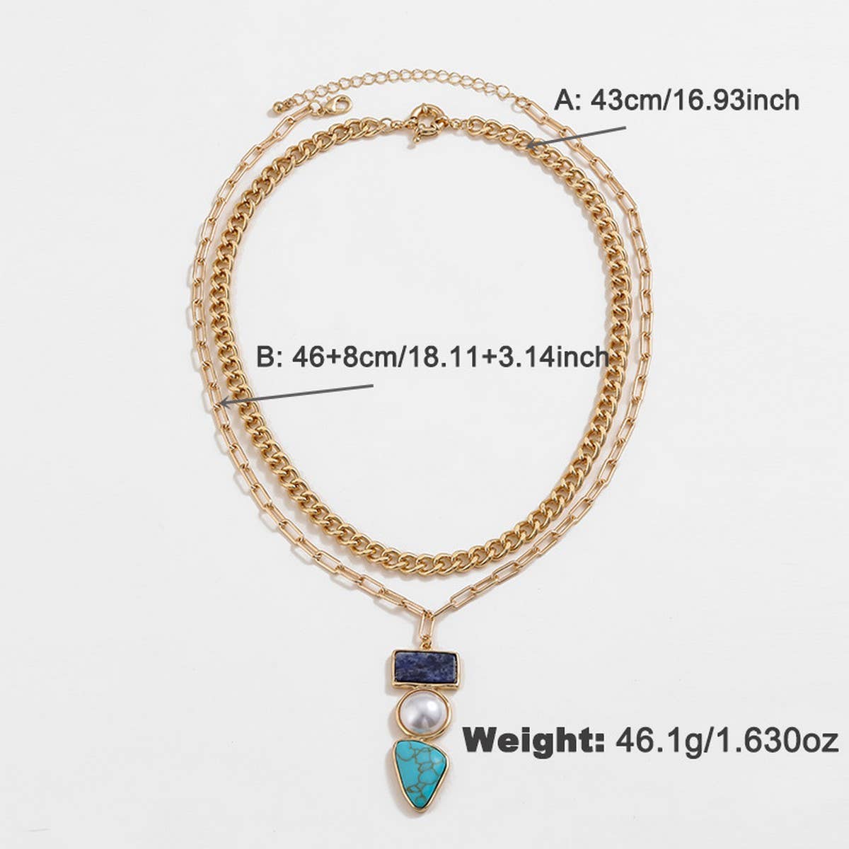 NEW FASHION STACKING NECKLACE SET FOR WOMEN