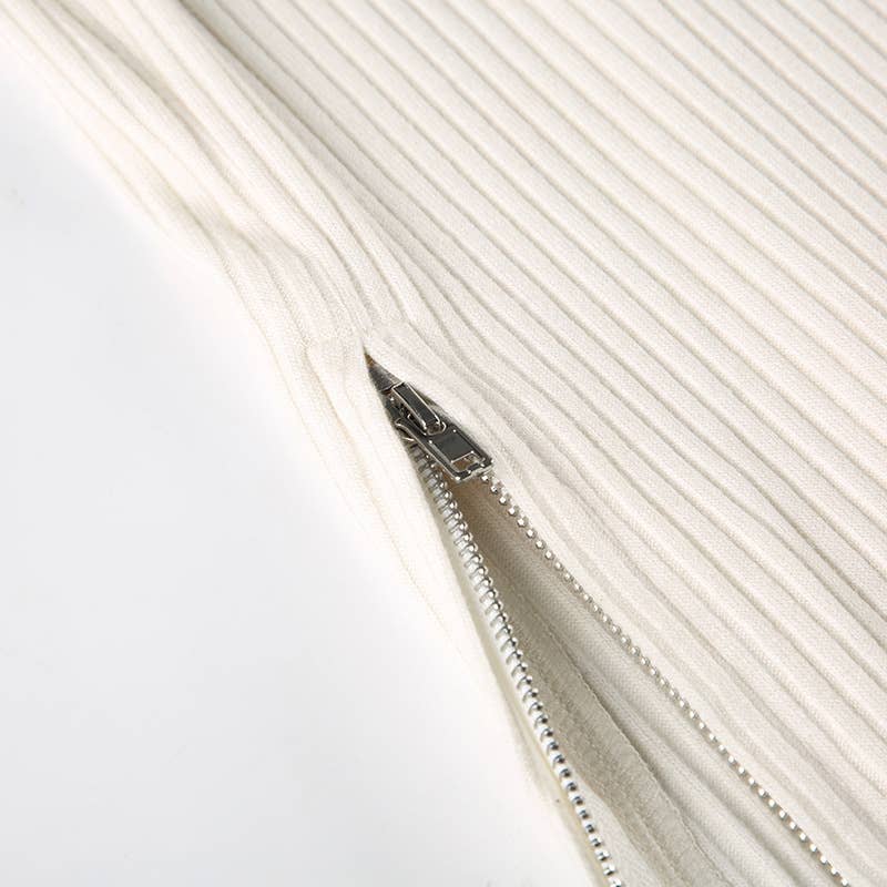 LAPEL PIT STRIP SWEATSHIRT PANTS TWO-PIECE SET