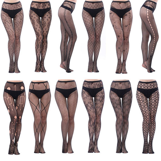 HIGH WAIST TIGHTS FISHNET STOCKINGS PANTYHOSE