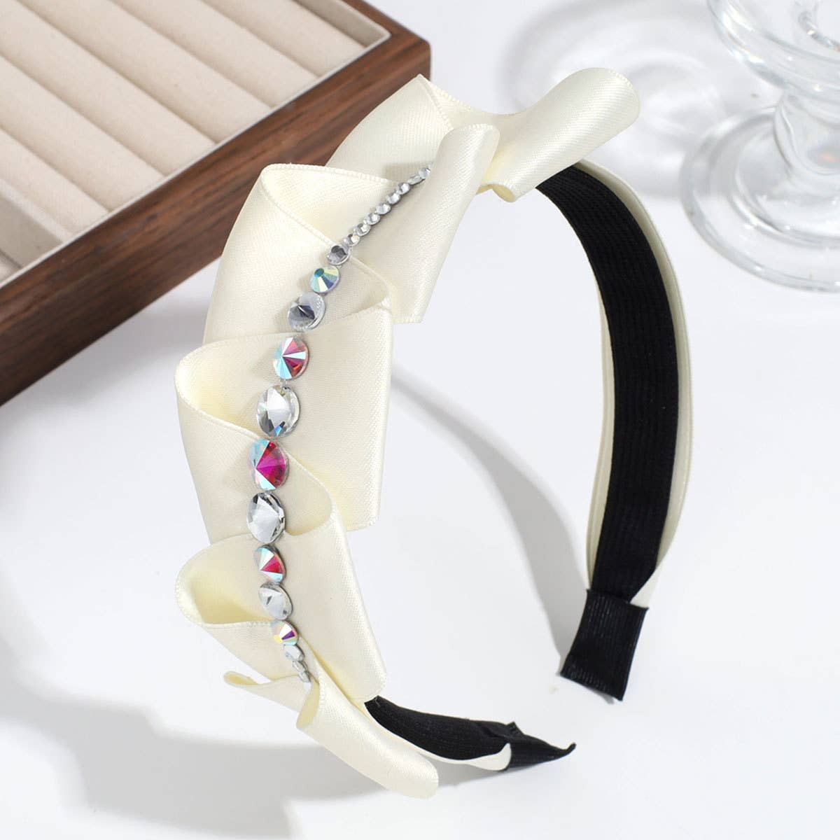 SIMPLE SIDE PLEATED WIDE HEADBAND_CWAHA2250