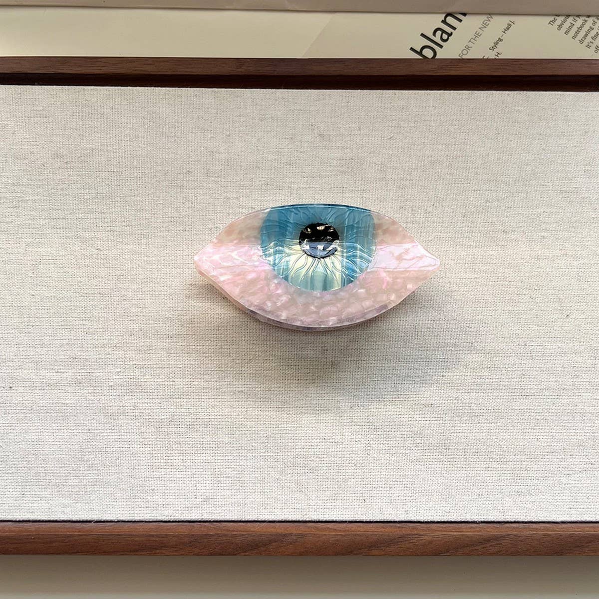 Vintage Eye Acetate Hair Claw Simple Chic Clip£ßCWAHA6027