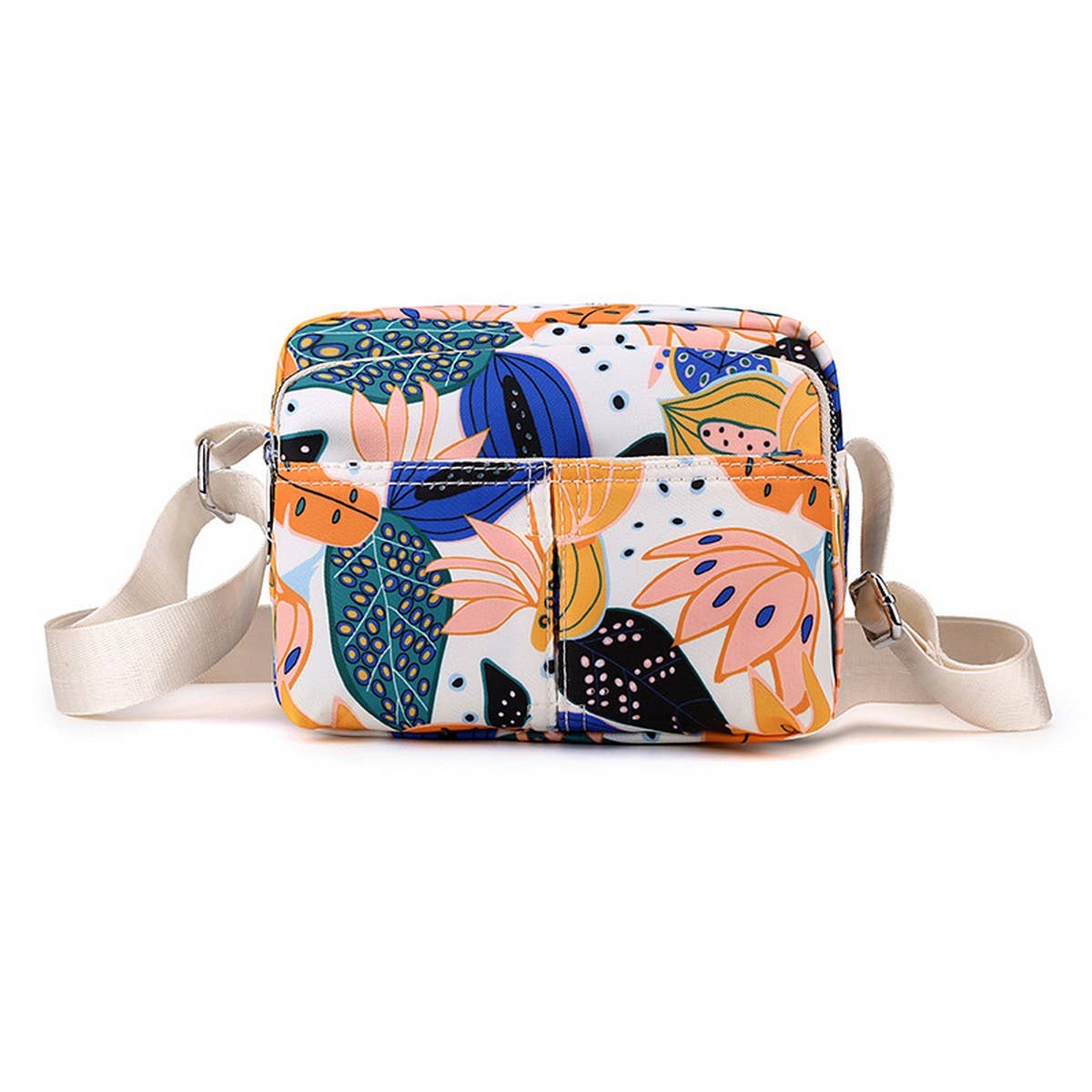 NYLON LARGE CAPACITY SHOULDER MESSENGER BAG_CWAB3487