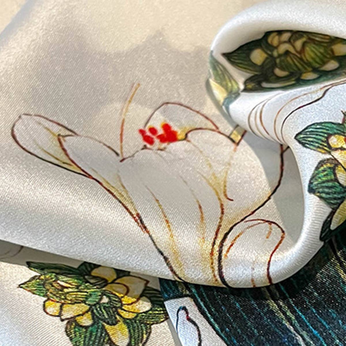 Silk Scarf for Women - Versatile Spring/Summer