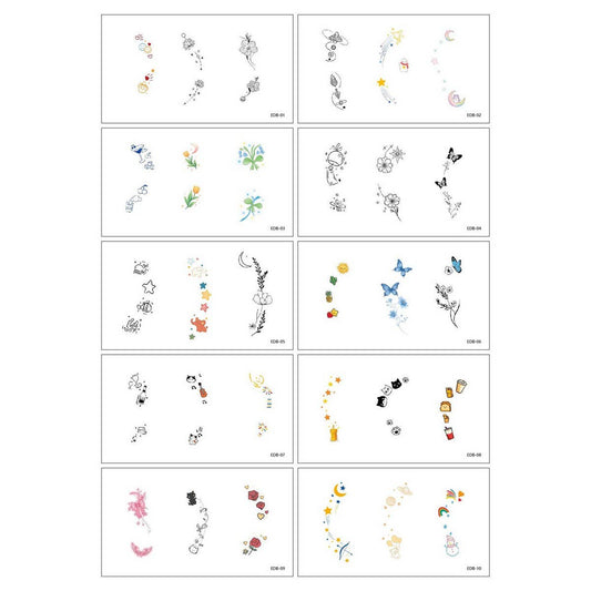 Dopamine Ear Tattoo Stickers ? Hyuna Style Fun