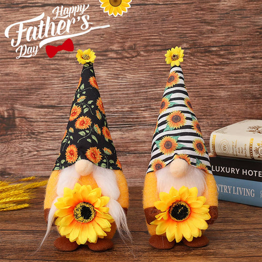 CWMM9476_FATHER'S DAY SUNFLOWER FACELESS DOLL DECORATION