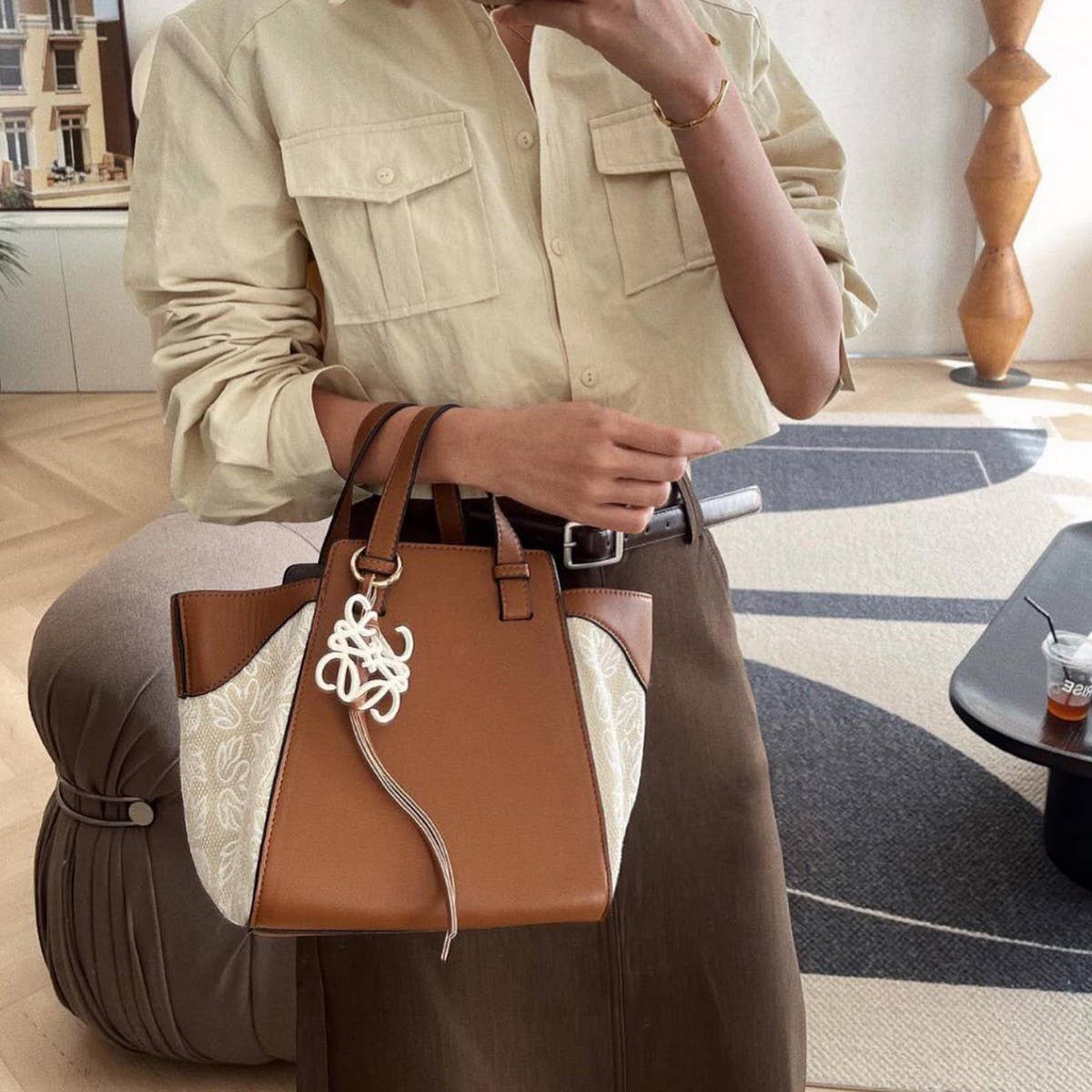 SIMPLE SPLICING CONTRASTING COLORS CROSSBODY BAG_CWAB1944