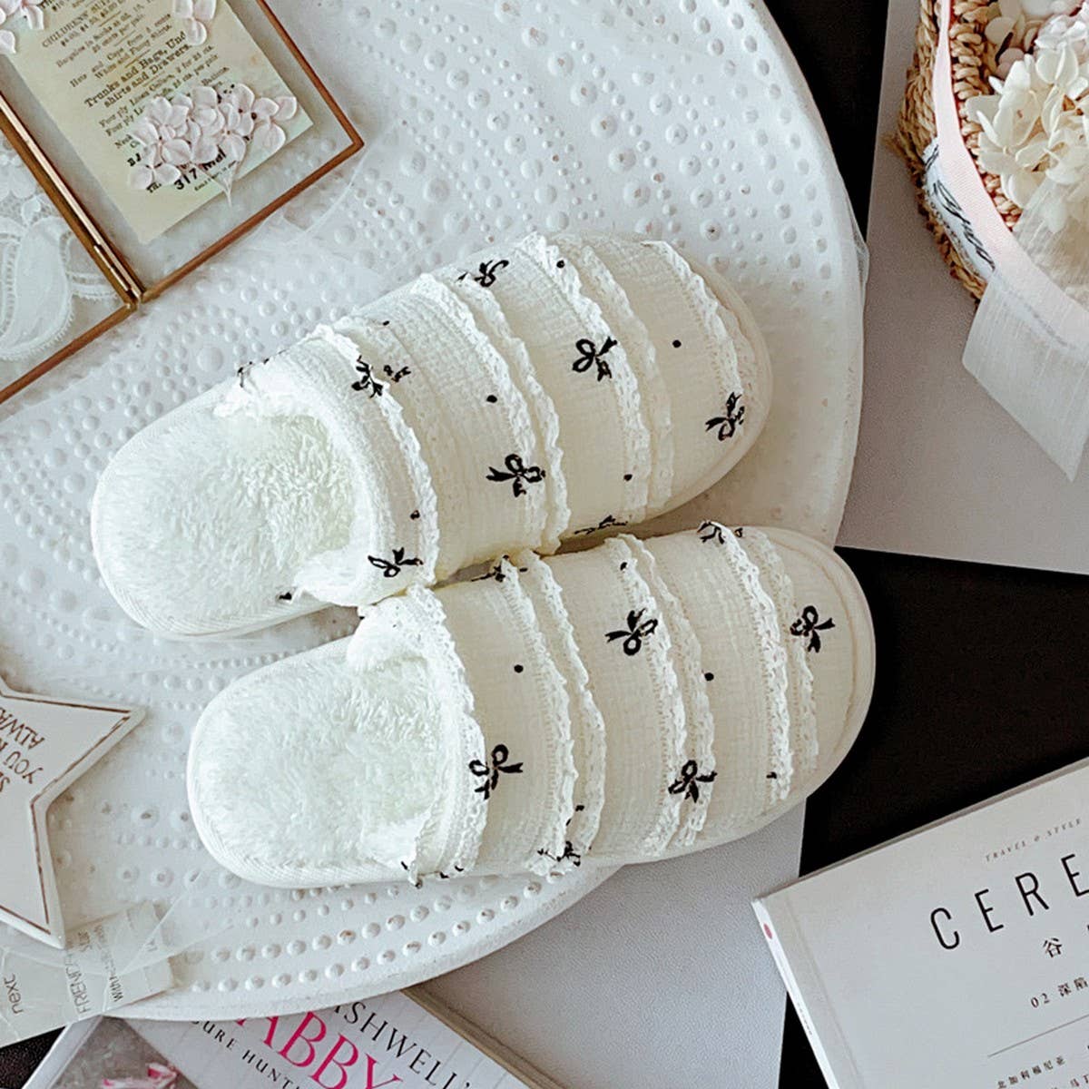 NEW STYLE HOME WARM PLUSH NON-SLIP COTTON SLIPPERS_CWMM2952