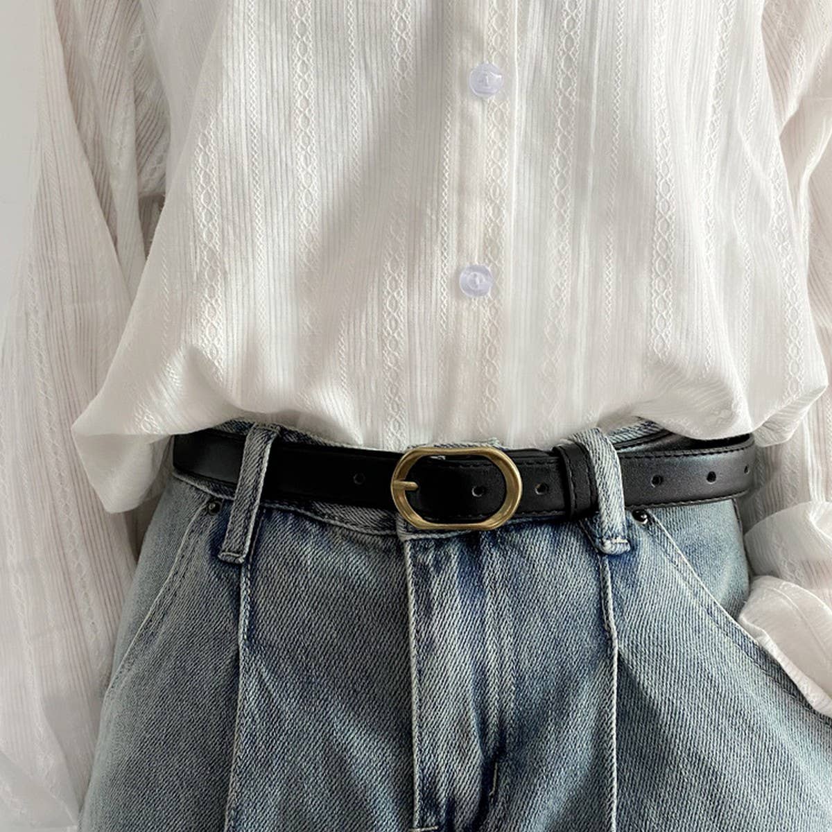 2024 NEW RETRO WOMEN'S SIMPLE BELT_CWABE0668