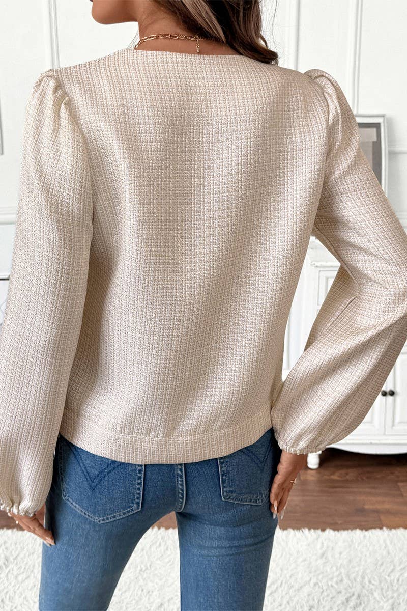 CWOCO00168_CHANEL-STYLE SINGLE-BREASTED TWEED JACKET