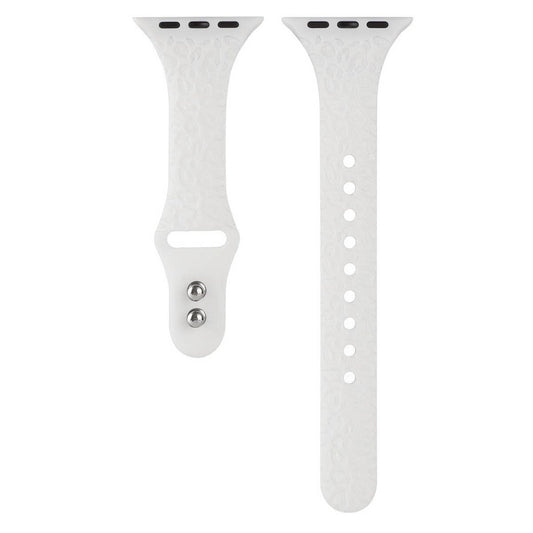 APPLE WATCH9-1 ENGRAVED LEOPARD PRINT STRAP IWATCH8_CWWW0070