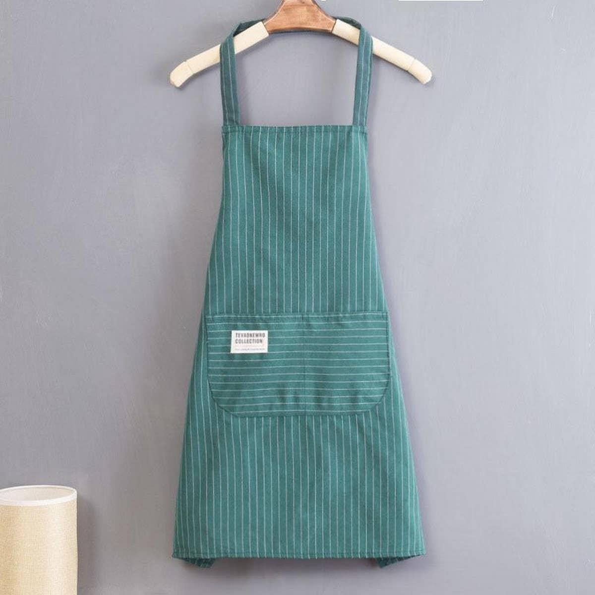 Stripes Thin apron with pockets bulk_CWMM2029