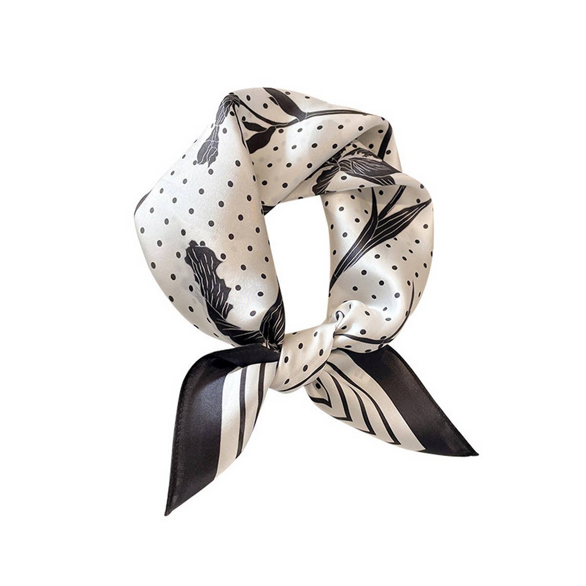 Commuter Scarf-Artistic Leaf Print Sunscreen Shawl