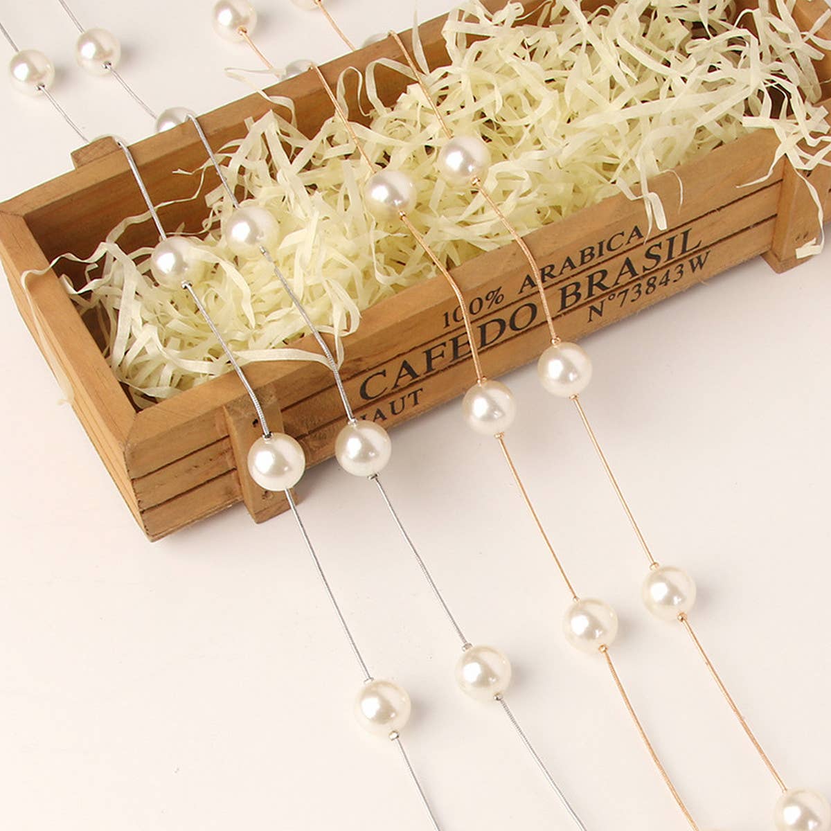 CWABE0928_WOMEN'S PEARL WAIST CHAIN THIN BELT