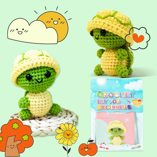 TURTLE HANDMADE DIY WOVEN PLUSH MATERIAL PACKAGE