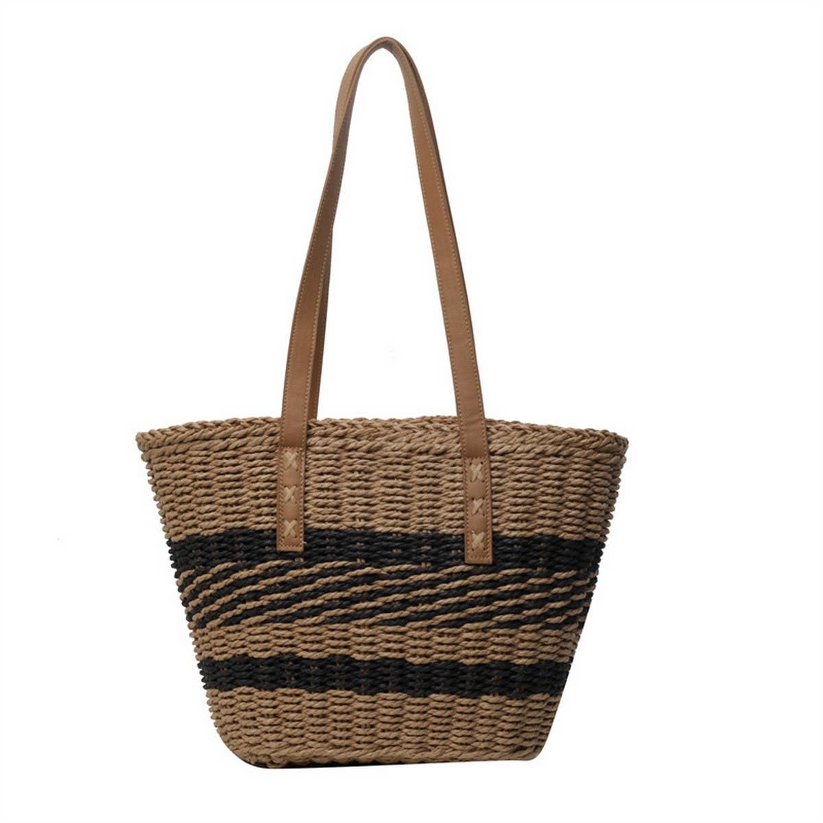 HANDWOVEN LARGE CAPACITY SHOULDER BAG_CWAB2309