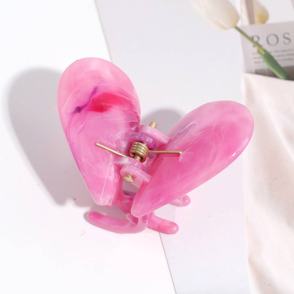 ALL-MATCH GRADIENT HEART HAIRPIN_CWAHA2251