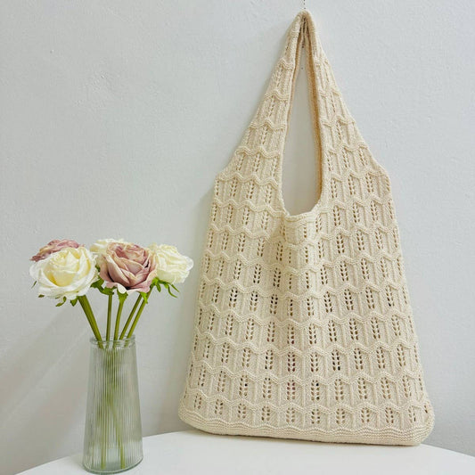 CWAB5066_NEW LARGE CAPACITY KNITTED BAG HOLLOW WOVEN BAG