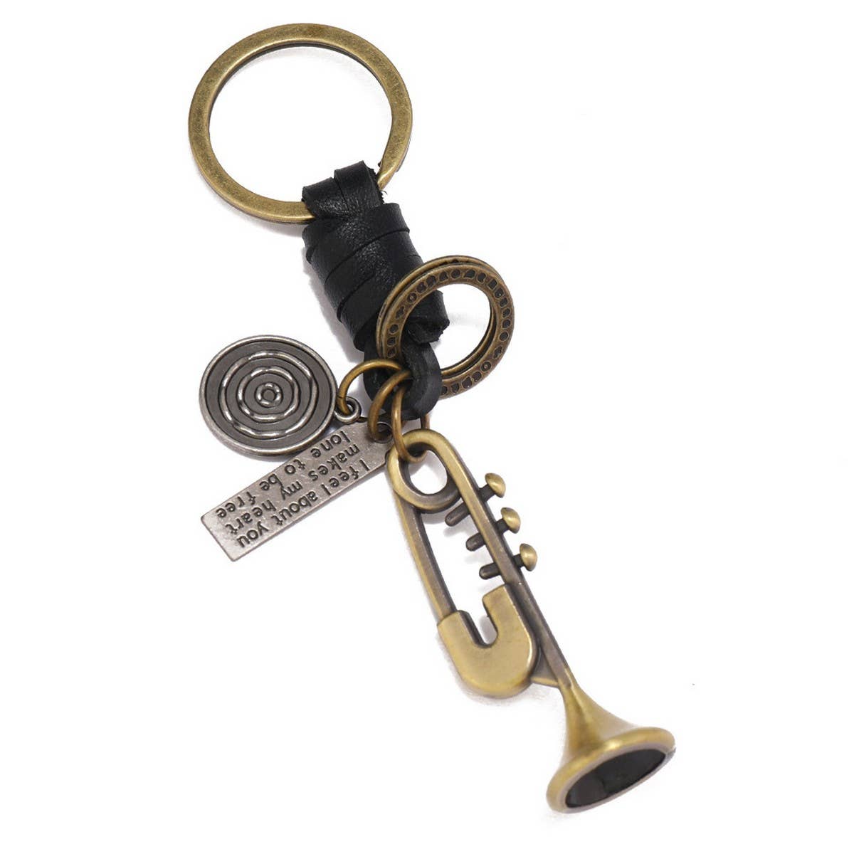 CREATIVE MUSICAL INSTRUMENT PENDANT KEYCHAIN