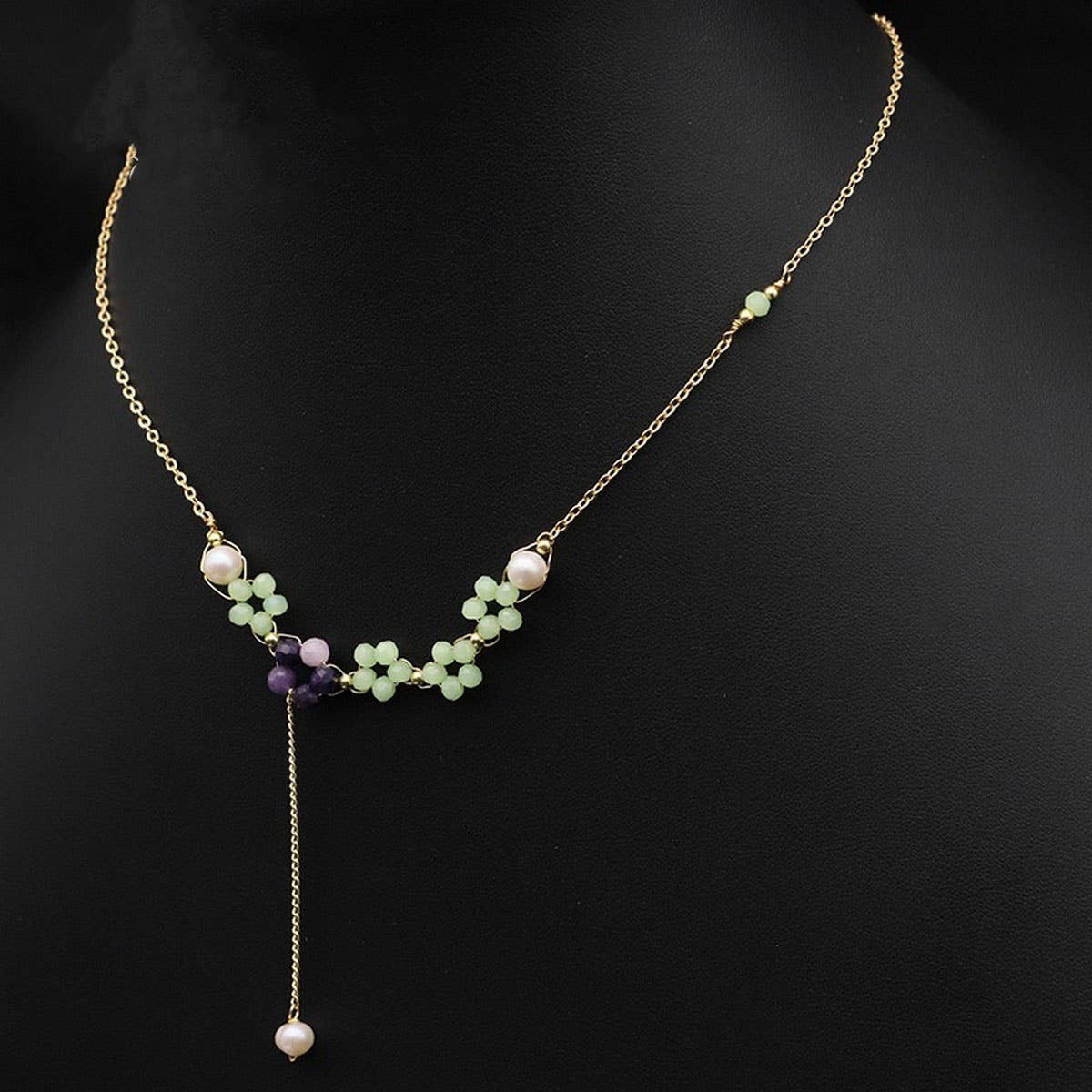 HIGH-END BUTTERFLY TEMPERAMENT PEARL NECKLACE