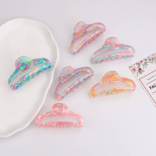 CWAHA1414_MULTICOLOR LARGE HAIR CLAW CLIP