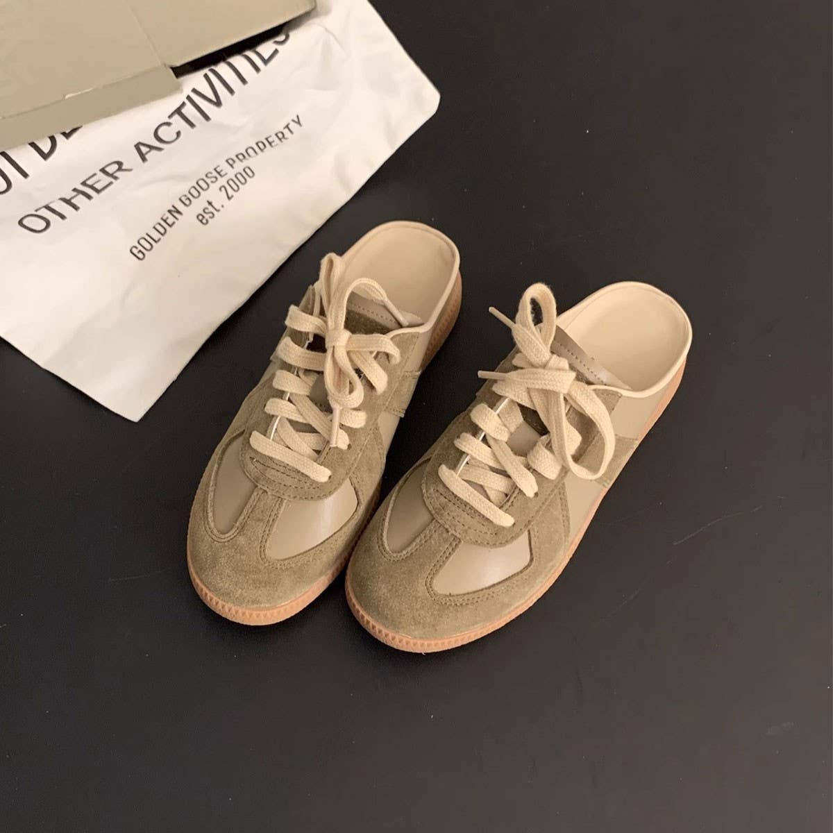 Thick Sole Backless Slip-On Shoes