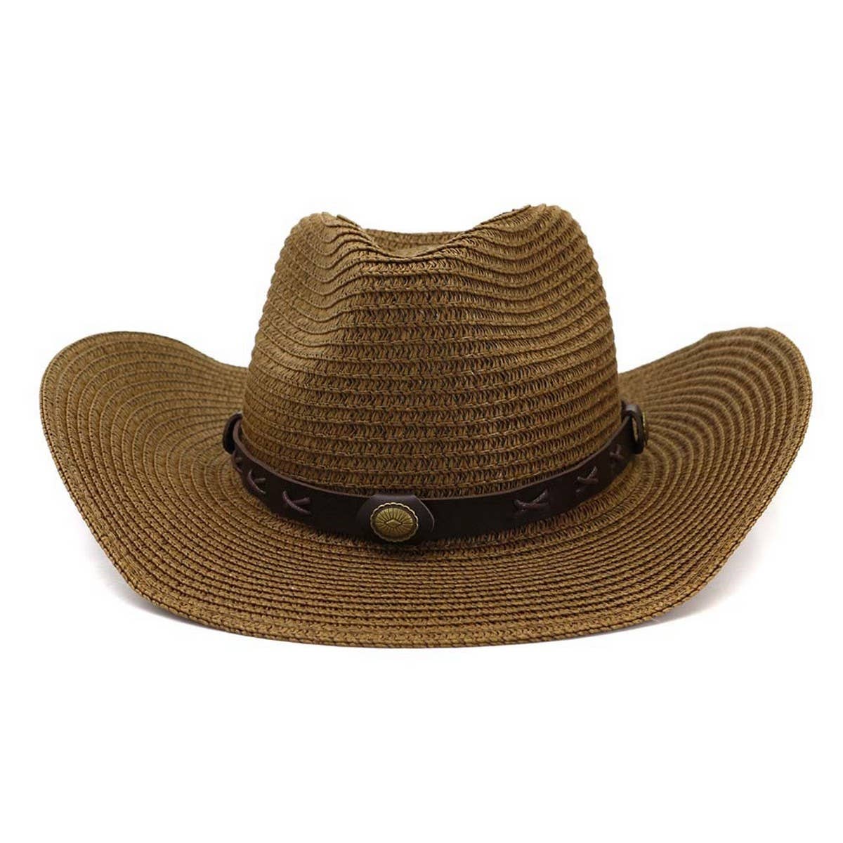 RETRO SUNSCREEN WESTERN COWBOY STRAW HAT_CWAH1242