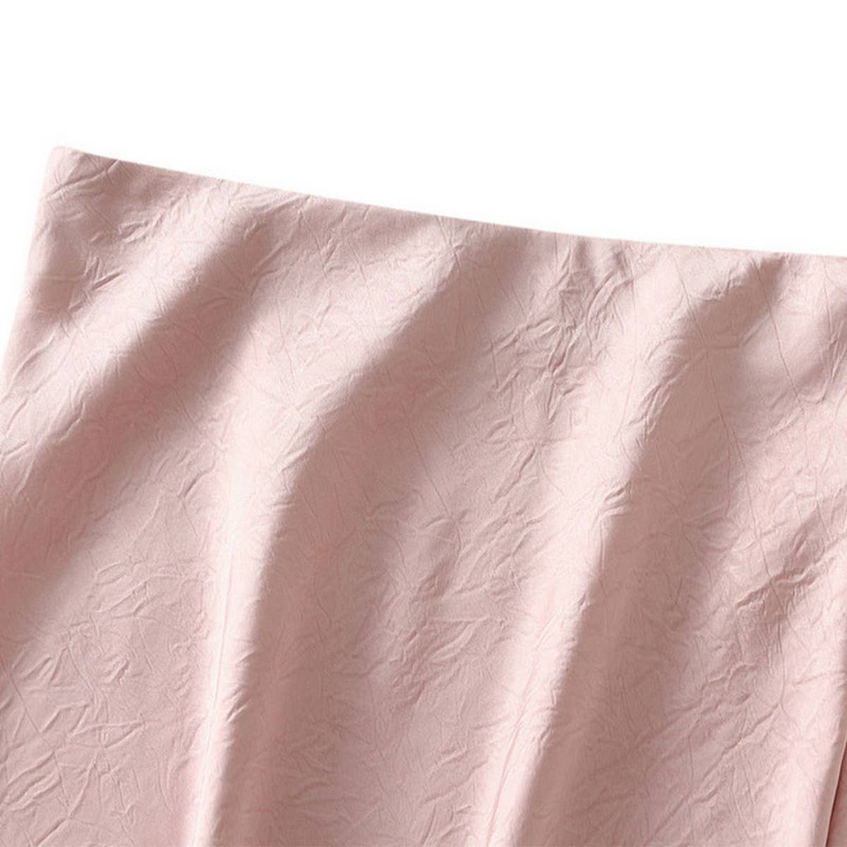 DARKPATTERN SATINFISHTAILSKIRTSLIT DRAPELONGSKIRT