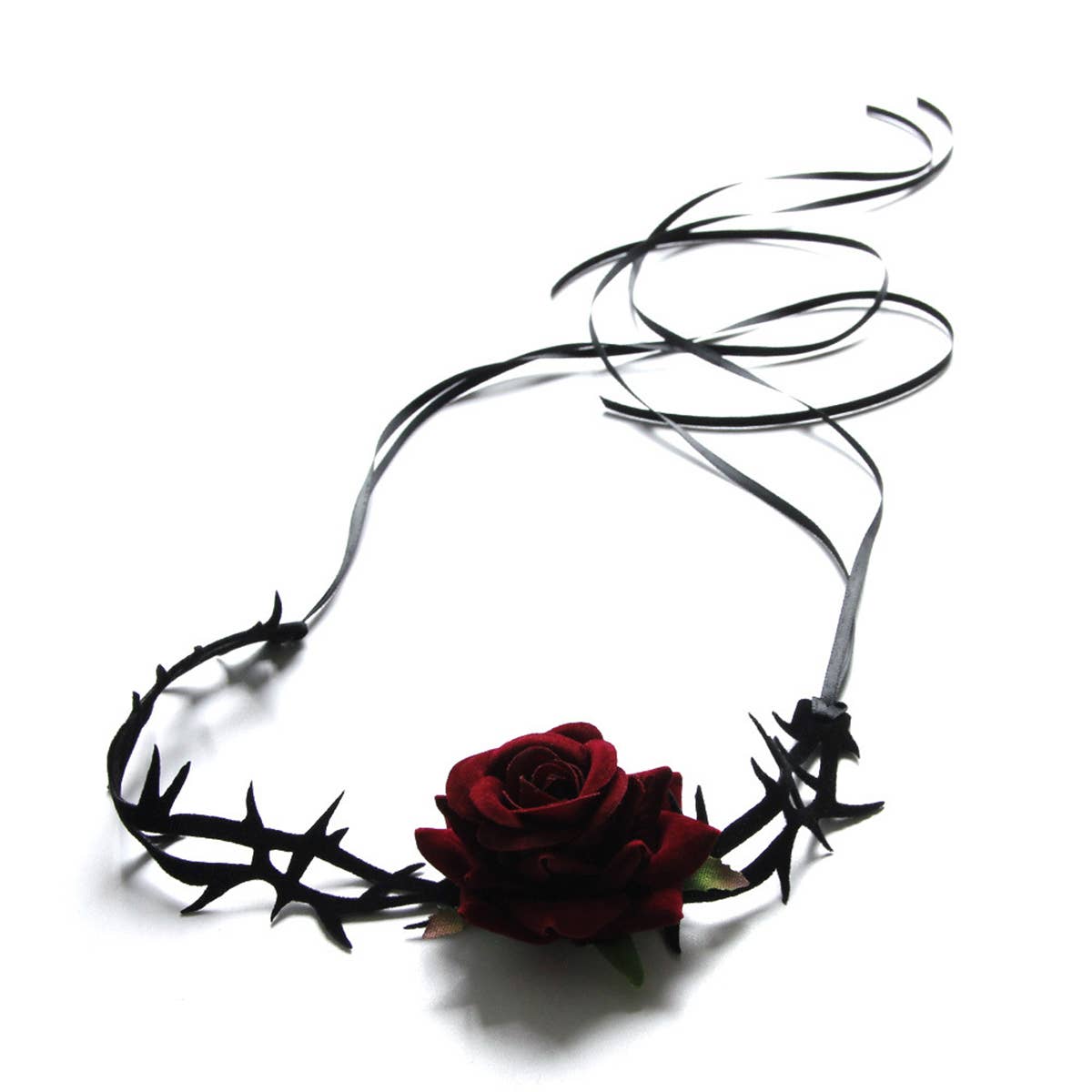 HALLOWEEN GOTH VAMPIRE ROSE NECKLACE