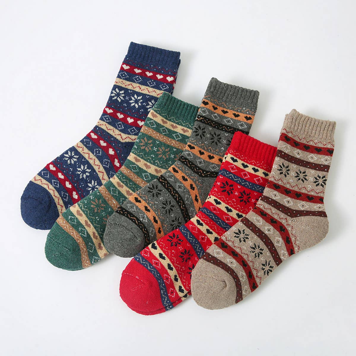 5 PAIRS OF CASUAL COLD-WEATHER SOCKS PER PACK_CWMS0694