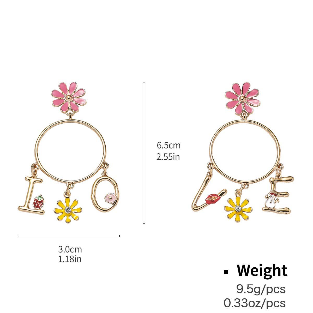 NEW FASHION SWEET GIRL STYLE PENDANT EARRINGS