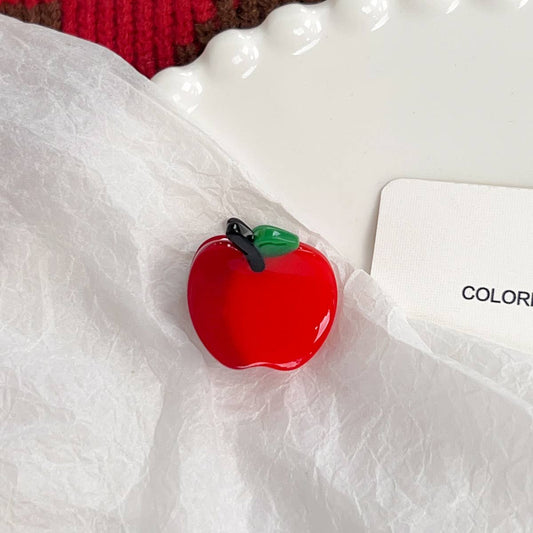 Fruit-shaped children's acetate board hair grab