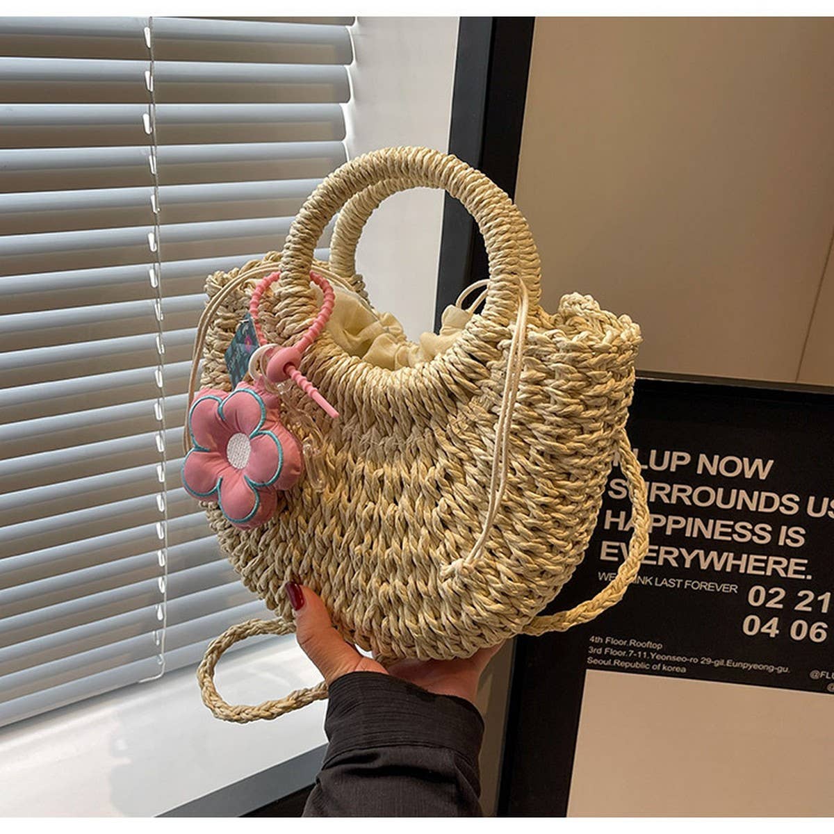 SIMPLE SHOULDER CROSSBODY BEACH HANDBAG_CWAB2318