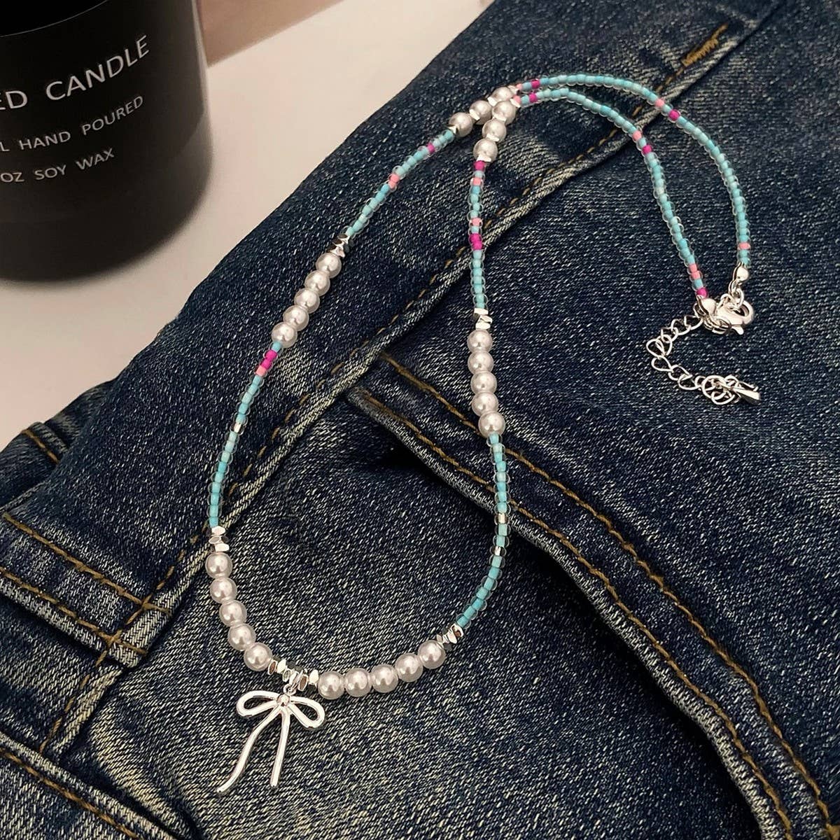 HIGH-END LUXURY BOW PENDANT NECKLACE FOR WOMEN