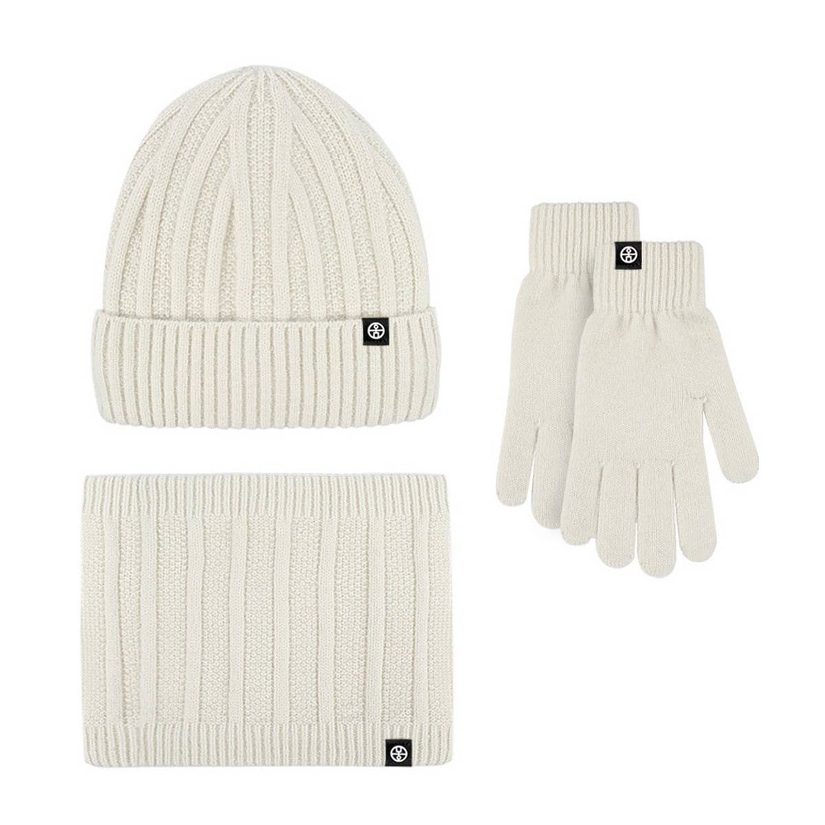 WINTER OUTDOOR WARM THICK FLEECE THREE PIECE SUIT